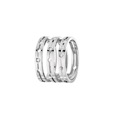 DINH VAN PULSE 3 ROW  RING WHITE GOLD AND DIAMONDS 3570EUR
